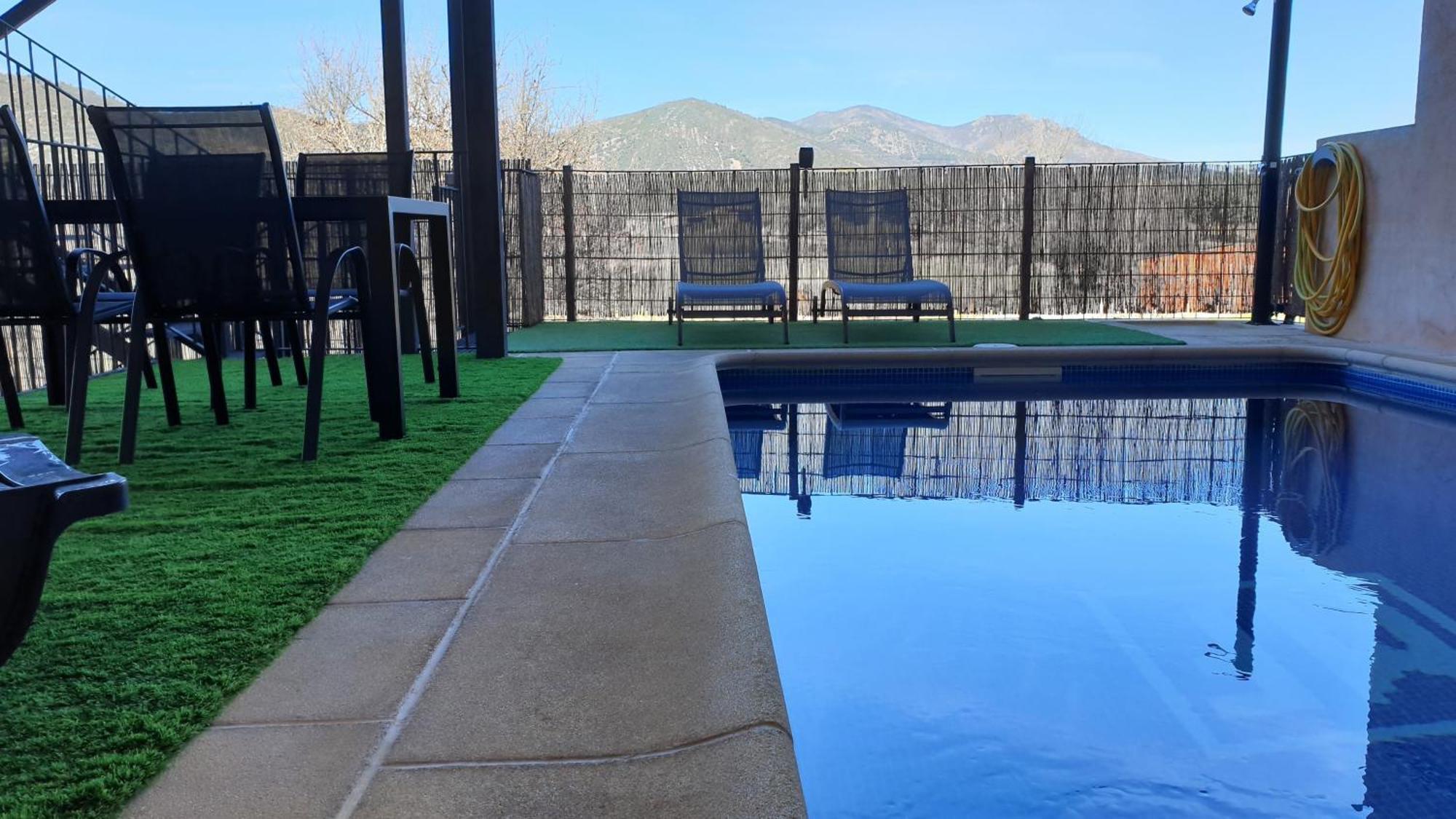 Casa Con Piscina En Parque Nacional De Cabaneros Navas de Estena Ngoại thất bức ảnh