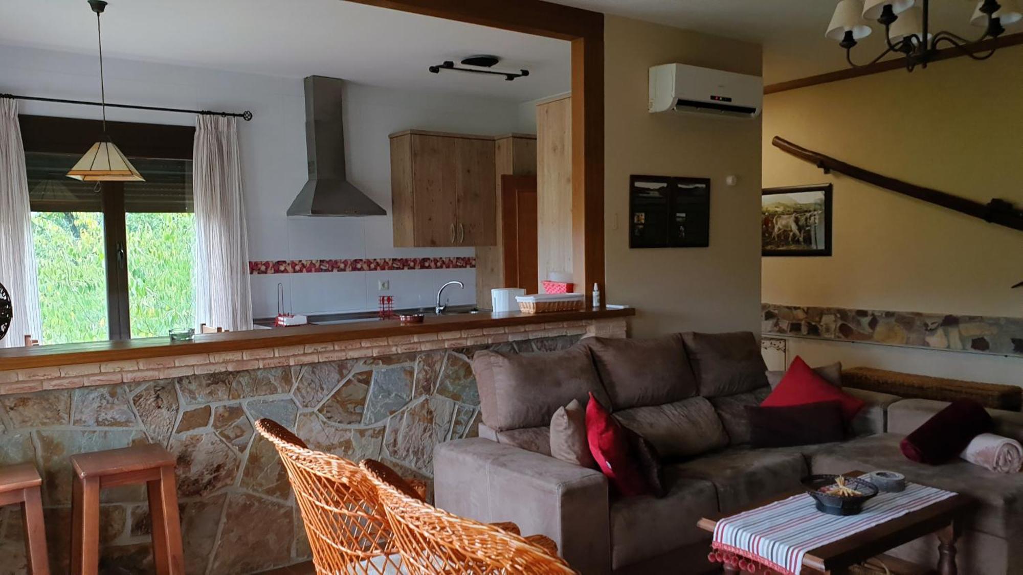 Casa Con Piscina En Parque Nacional De Cabaneros Navas de Estena Ngoại thất bức ảnh